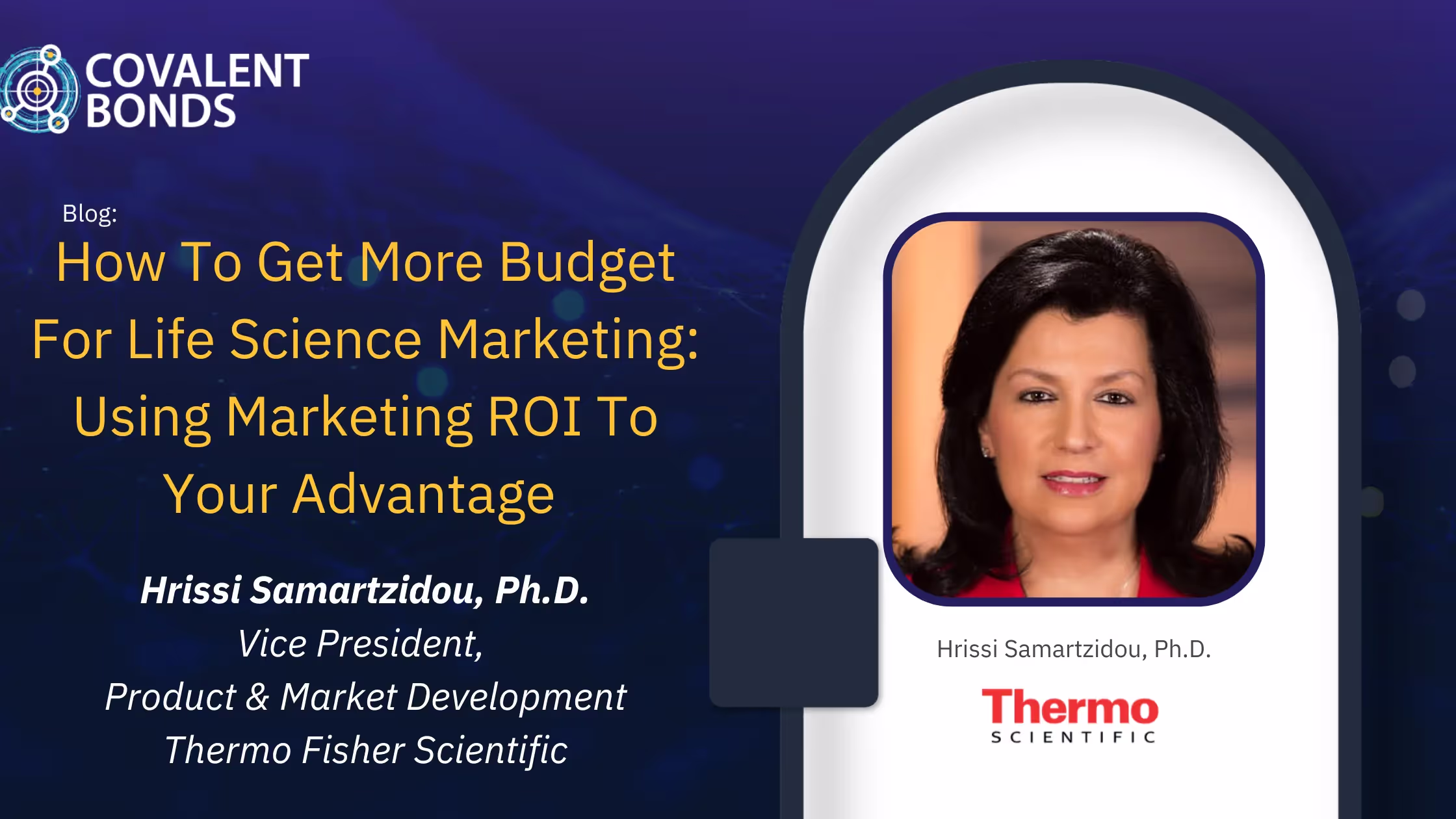 Blog: How To Get More Budget For Life Science Marketing - Using Marketing ROI To Your Advantage